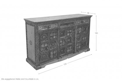 Chitra von SIT Möbel - Sideboard aus massivem Akazienholz