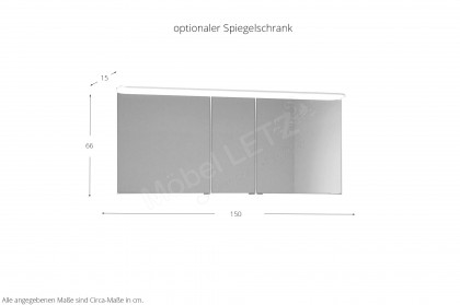 Veluna von puris - Badezimmer in Edelweiß