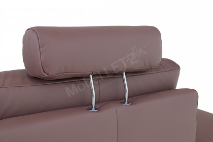 PN-EM24126 von Polinova - Ledergarnitur Variante links burgundy