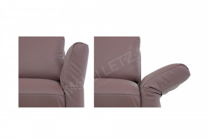 PN-EM24126 von Polinova - Ledergarnitur Variante links burgundy