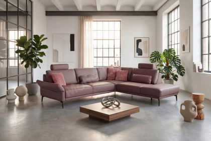 PN-EM24126 von Polinova - Ledersofa burgundy