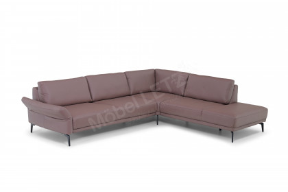 PN-EM24126 von Polinova - Ledersofa burgundy