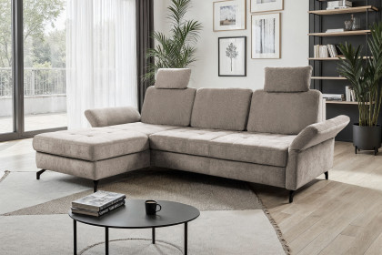 Westham-LE24 von Sit & More - Sofagarnitur links taupe