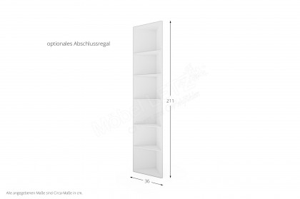 Achat von Priess - Eckschrank lichtweiß/ Artisan Eiche