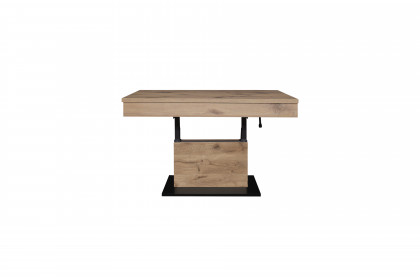 Lift von Mäusbacher - Couchtisch in Viking Oak/ Schwarz, höhenverstellbar