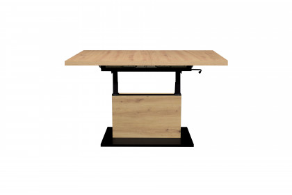 Lift von Mäusbacher - Couchtisch ausziehbar in Viking Oak/ Schwarz