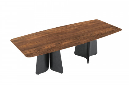 Maona von Bretz - Esstisch mit Tischplatte aus amerikanischem Nussbaum