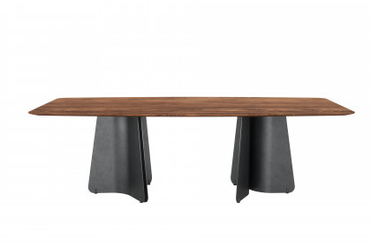 Maona von Bretz - Esstisch mit Tischplatte aus amerikanischem Nussbaum