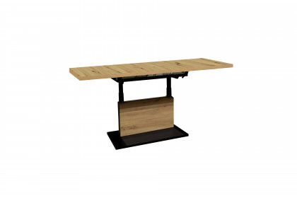 Lift von Mäusbacher - Couchtisch ausziehbar in Artisan Asteiche/ Schwarz