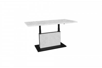 Lift von Mäusbacher - Couchtisch ca. 120 x 70 cm in Weiß/ Schwarz, höhenverstellbar