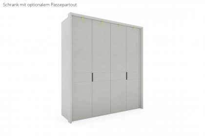 Parma von Wiemann - Kleiderschrank Glas champagner ca. 200 cm breit