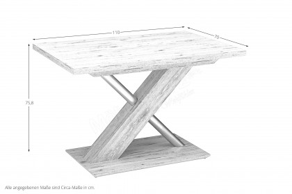 Duo-dining  von Schösswender - Esstisch in Sonoma Eiche Nachbildung