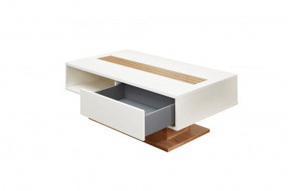 Fresno von Wohnconcept - Couchtisch in Weiß/ Artisan Eiche