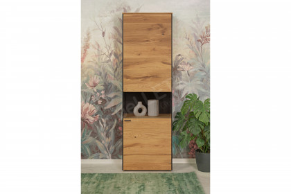 Andra-living von SCHÖNER WOHNEN - Vitrine S776 Eiche/ anthrazit