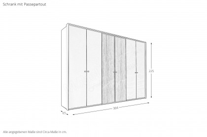 Arola von Schöner Wohnen - Schlafzimmer mit viel Zubehör & Beleuchtung