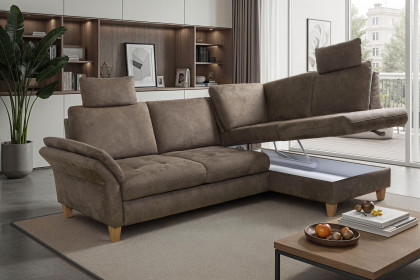 Luana von Sit & More - Polstersofa rechts fango