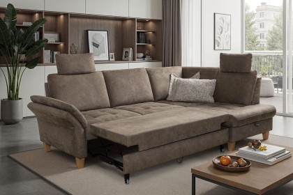 Luana von Sit & More - Polstersofa rechts fango
