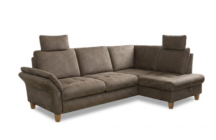 Luana von Sit & More - Polstersofa rechts fango