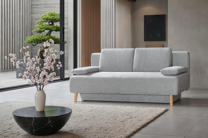 Flip-Sleep von Restyl - Schlafsofa mit Bettkasten in Grau