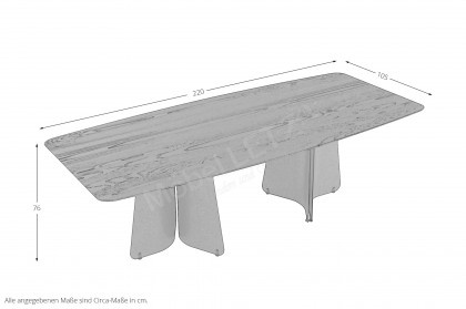 Maona von Bretz - Esstisch Eiche Natur, matt lackiert