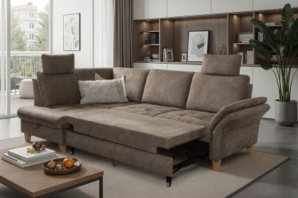 Luana von Sit & More - Polstersofa links fango