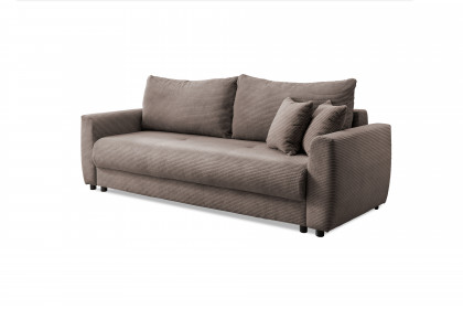 Elia von Benformato - Funktionssofa grau-braun