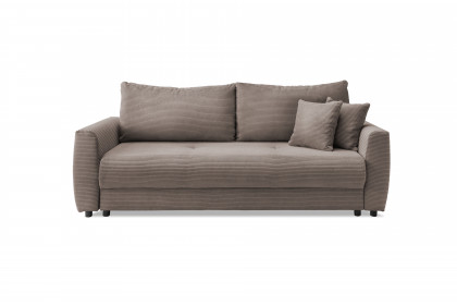 Elia von Benformato - Funktionssofa grau-braun