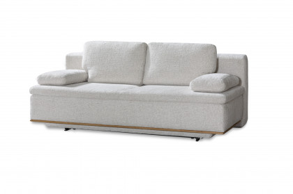 Brooklyn-Sleep von Restyl - Schlafsofa mit Bettkasten hellcreme