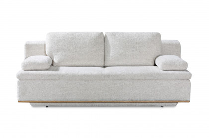 Brooklyn-Sleep von Restyl - Schlafsofa mit Bettkasten hellcreme