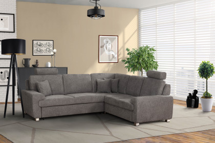 Plaza von Grant Factory - Ecksofa rechts dunkelgrau