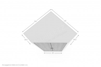 Achat von Priess - Jugendzimmermöbel-Set 3-teilig in Hellgrau/ Artisan-Eiche