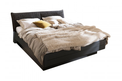 Multiline von SCHÖNER WOHNEN - Schlafzimmer-Einrichtung Lack basalt mit Quadrateinsätzen