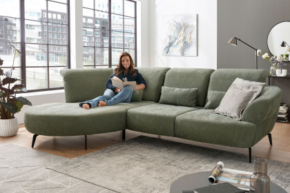 Dance von Sit & More - Polstergarnitur links agave