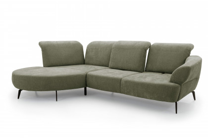 Dance von Sit & More - Polstergarnitur links agave