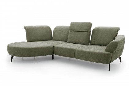 Dance von Sit & More - Polstergarnitur links agave