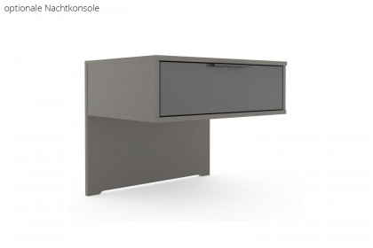 Parma von Wiemann - Bett mit Kufenfuß 160x200 cm havanna