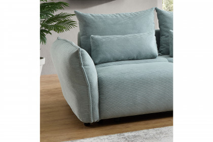 Amaro von Benformato - Ecksofa Ausführung rechts aqua