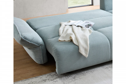 Amaro von Benformato - Ecksofa Ausführung rechts aqua