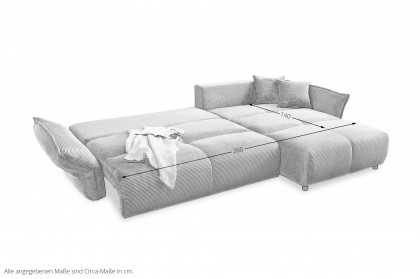 Amaro von Benformato - Ecksofa Ausführung rechts aqua