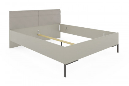 Parma von Wiemann - Doppelbett kieselgrau 180x200 cm