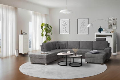 Plaza von Grant Factory - XXL-Sofa links dunkelgrau