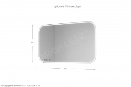 Veluna von puris - Badezimmer in Cosmos grey