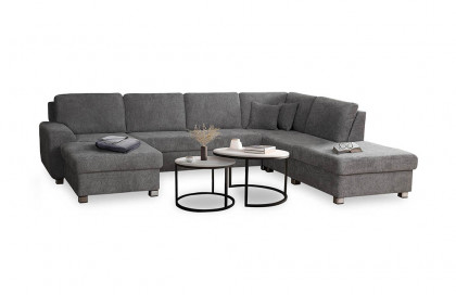 Plaza von Grant Factory - XXL-Sofa rechts dunkelgrau