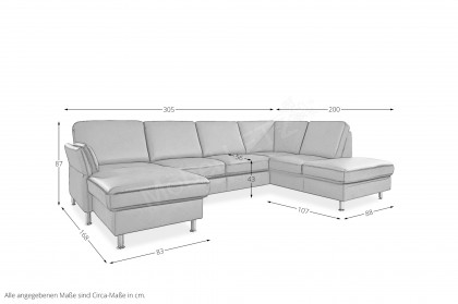 PN-EM18013 von Polinova - Wohnlandschaft Variante rechts stone