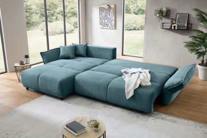 Amaro von Benformato - Eckcouch links petrol