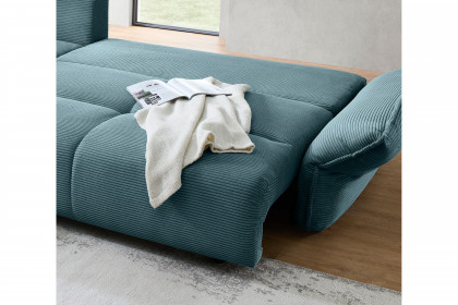 Amaro von Benformato - Eckcouch links petrol