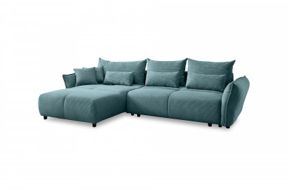 Amaro von Benformato - Eckcouch links petrol