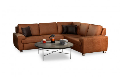 Plaza von Grant Factory - Polsterecke Ausführung rechts braun