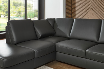 PN-EM18013 von Polinova - Ledergarnitur Ausführung links anthrazit