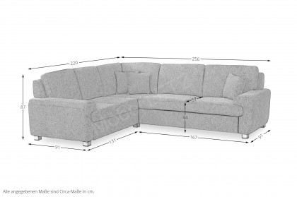 Plaza von Grant Factory - Polsterecke Ausführung links braun